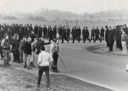Miners Strike: Pickets and Police at Thorseby